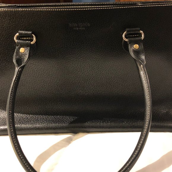 Kate Spade Black leather tote bag - Picture 6 of 8